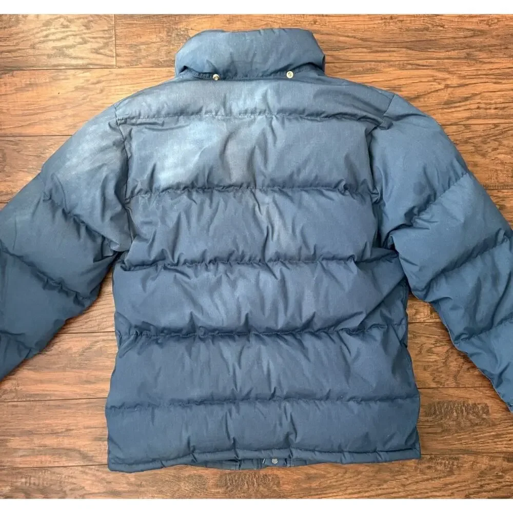 Vintage 70s 80s The North Face Down Puffer Jacket Mens Large Blue Parka No Hood